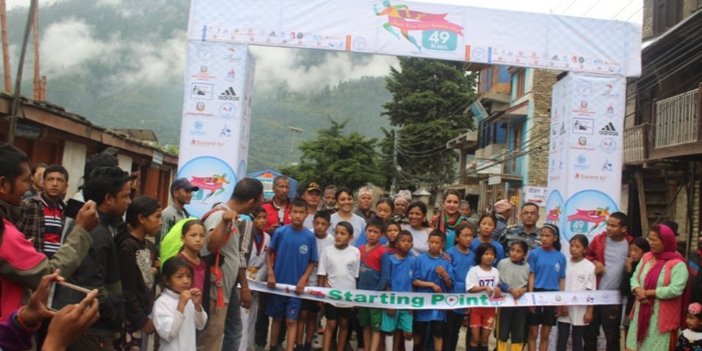जुम्ला रारा अल्ट्रा म्याराथनको उपाधि धिर बुढालाई